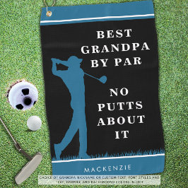 Die schönste Großmutter par - keine Putten darüber Golfhandtuch
