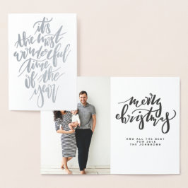 die schönste Zeit des Jahres... Folienkarte