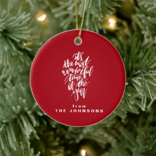 die schönste Zeit des Jahres... Keramik Ornament