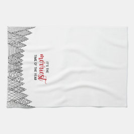 Die schönste Zeit des Jahres Küchenhandtuch Geschirrtuch