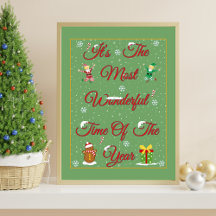 Die schönste Zeit des Jahres - Weihnachtsdruck