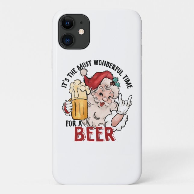Die schönste Zeit für ein Bier Case-Mate iPhone Hülle (Rückseite)