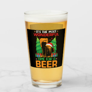 Die schönste Zeit für einen Bierurlaub Glas