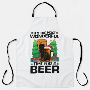 Die schönste Zeit für einen Bierurlaub Schürze