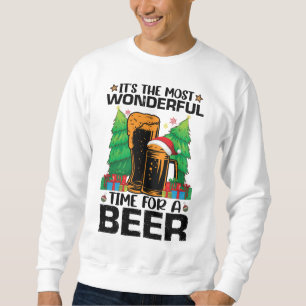 Die schönste Zeit für einen Bierurlaub Sweatshirt