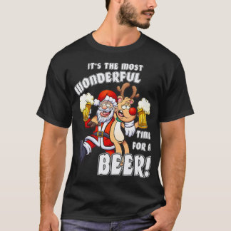 Die schönste Zeit für einen Bierurlaub T-Shirt