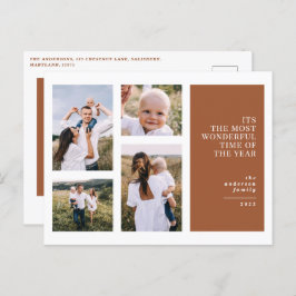 Die schönste Zeit Weihnachten Multi Foto Ankündigu