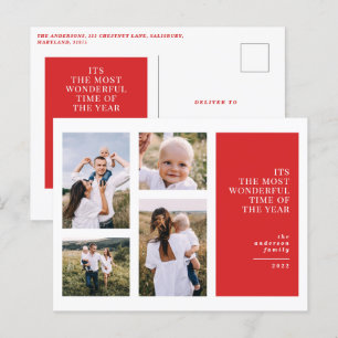 Die schönste Zeit Weihnachten Multi Foto Ankündigu