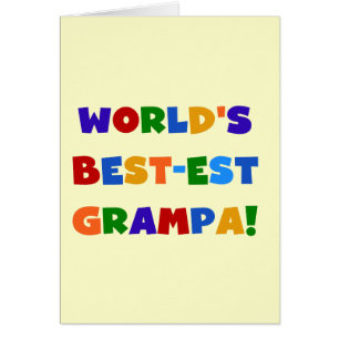 Die schönsten Grampa-Geschenke der Welt in hellen