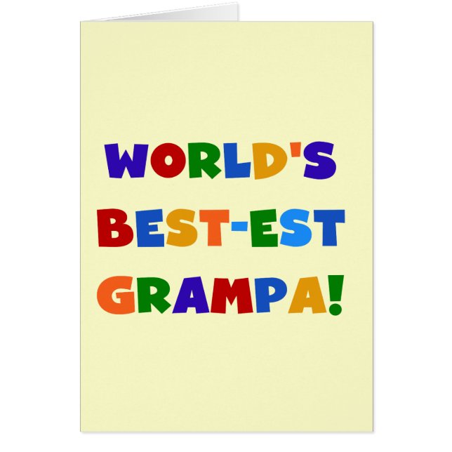 Die schönsten Grampa-Geschenke der Welt in hellen  (Vorne)