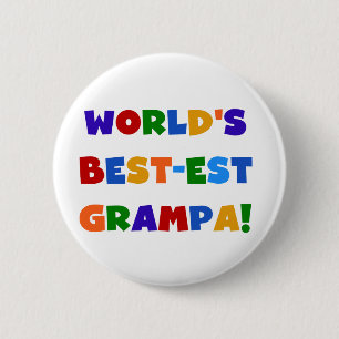 Die schönsten Grampa-Geschenke der Welt in hellen Button