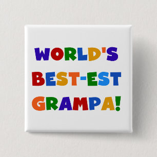 Die schönsten Grampa-Geschenke der Welt in hellen Button
