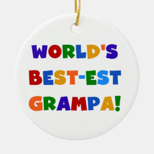 Die schönsten Grampa-Geschenke der Welt in hellen Keramikornament