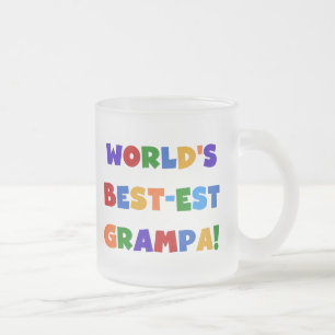 Die schönsten Grampa-Geschenke der Welt in hellen Mattglastasse