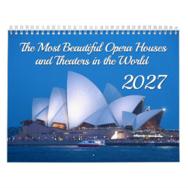 Die schönsten Opernhäuser und Theater Kalender