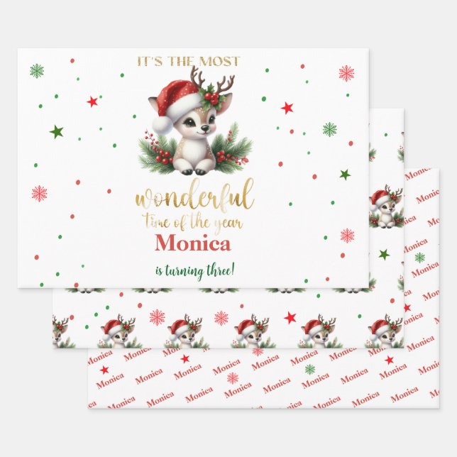 Die schönsten Weihnachtsfeiertage Geschenkpapier Set (Set)