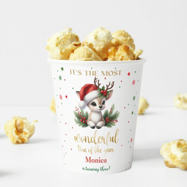 Die schönsten Weihnachtsfeiertage Pappbecher (Von Creator hochgeladen)