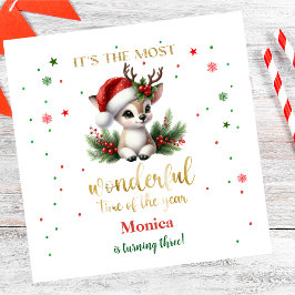 Die schönsten Weihnachtsfeiertage Serviette