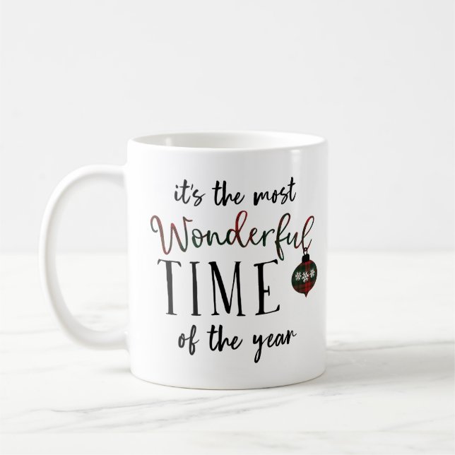 Die schönsten Weihnachtszeit Kaffeetasse (Links)