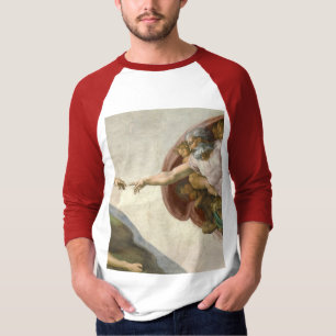 Die Schöpfung Adams durch Michelangelo T-Shirt