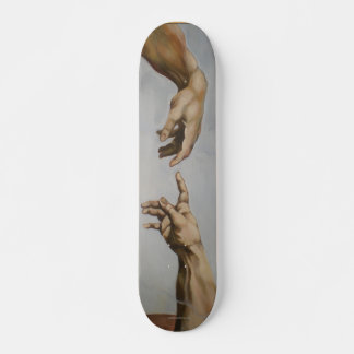 "Die Schöpfung Adams" von Leonardo da Vinci Skateboard