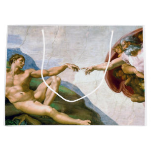 Die Schöpfung von Adam, Michelangelo, 1508-1512 Große Geschenktüte