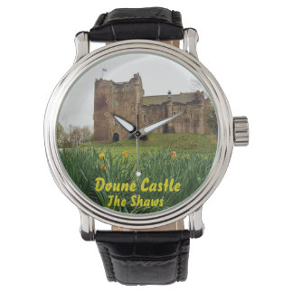 Die schottische Burg Doune von Shaws Armbanduhr