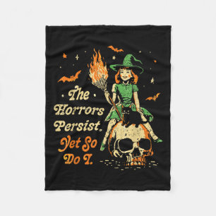 Die Schrecken bleiben lustig Halloween dennoch so Fleecedecke