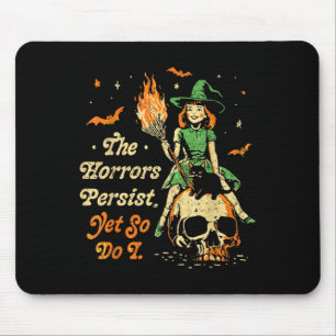 Die Schrecken bleiben lustig Halloween und so blei Mousepad
