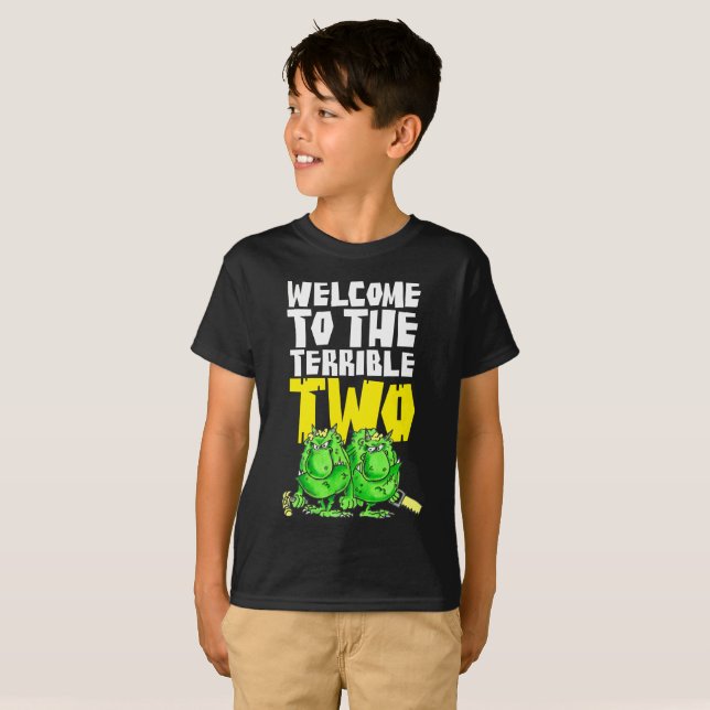 Die schrecklichen zwei dunklen T-Shirt (Vorne ganz)