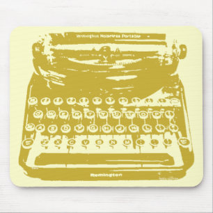 die Schreibmaschine - Weizen Mousepad