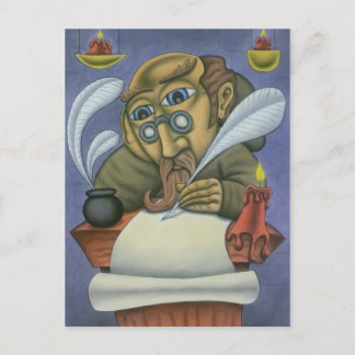 Die Schrift Postkarte