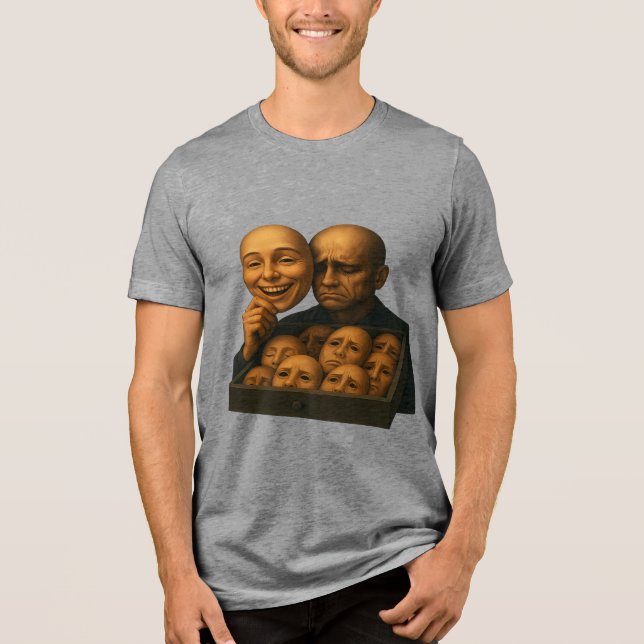 Die Schublade Tri-Blend Shirt (Vorderseite)