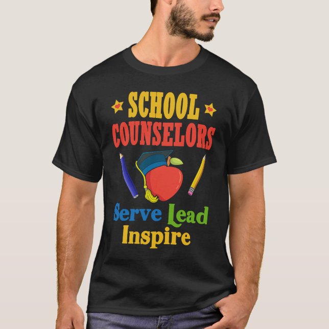 Die Schulberater arbeiten als leitende Inspirieren T-Shirt (Vorderseite)