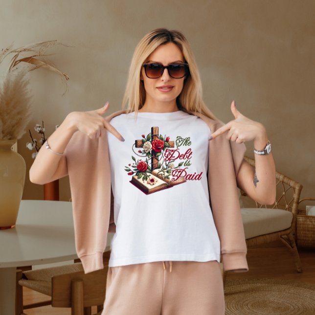 Die Schulden wird bezahlt T-Shirt (Von Creator hochgeladen)