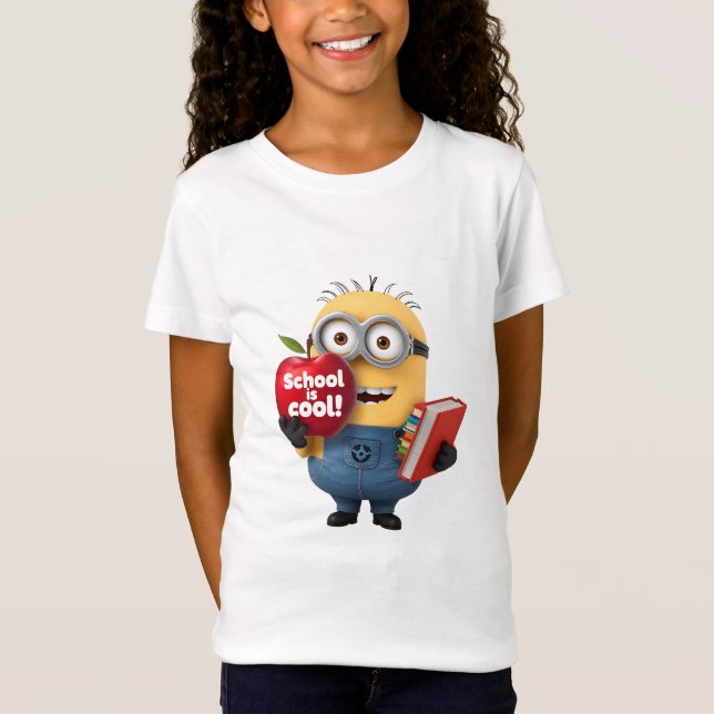 "Die Schule ist Cool: Minion-Approved Learning Vib T-Shirt (Vorderseite)