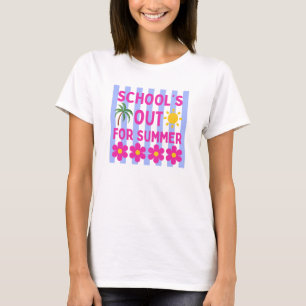 Die Schule ist für den Sommer aus T-Shirt