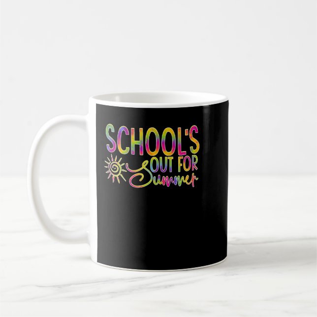 Die Schule ist im Sommer draußen Kaffeetasse (Links)