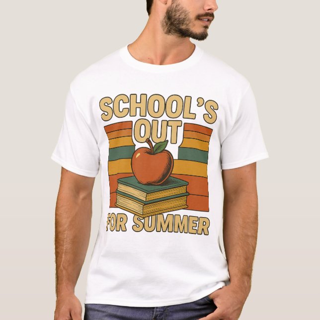 Die Schule ist im Sommer draußen T-Shirt (Vorderseite)