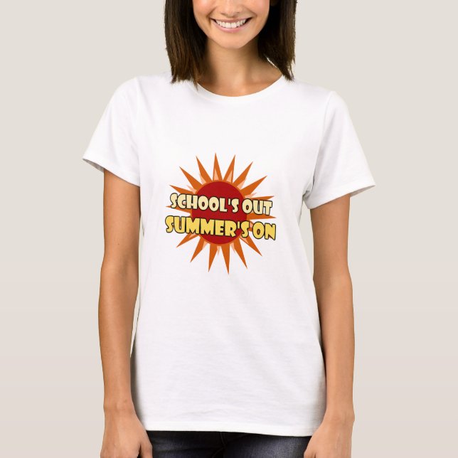Die Schule ist raus T-Shirt (Vorderseite)