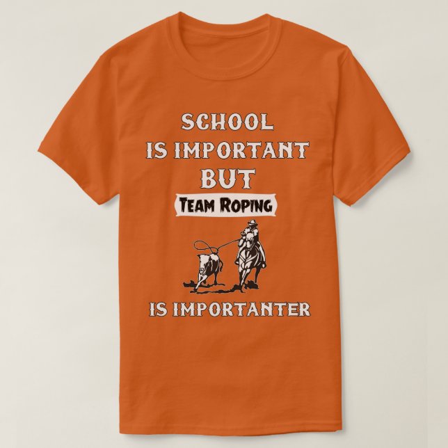Die Schule ist wichtig, aber das Teamrennen ist wi T-Shirt (Design vorne)