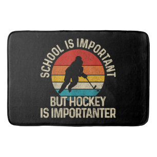 Die Schule ist wichtig, aber Hockey ist wichtig fü Badematte