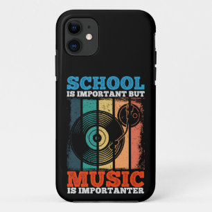 Die Schule ist wichtig, aber Musik ist wichtig für Case-Mate iPhone Hülle
