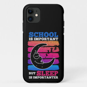 Die Schule ist wichtig, aber Schlaf ist wichtig Case-Mate iPhone Hülle