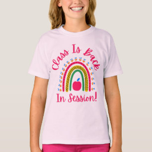 Die Schule ist wieder im Niedlichen T - Shirt