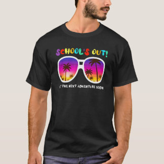 Die Schule Lasse das nächste Abenteuer Sommervacat T-Shirt