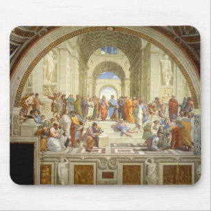Die Schule von Athen Fresco von Raffaello Sanzio Mousepad