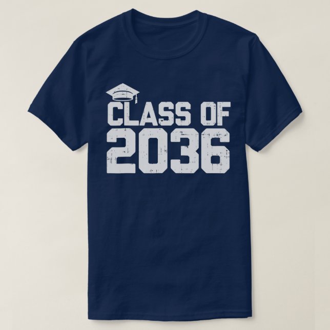 Die Schulklasse 2036 wächst mit meinen Handdrucken T-Shirt (Design vorne)