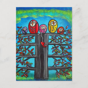 Die Schüssel Familie II Postkarte