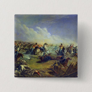 Die Schutz Hussars, die nahe Warschau angreifen Button